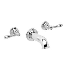 Ithaca Double Handle Tub Faucet with Metal Lever Handles