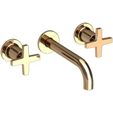 Dorrance 1.2 GPM Wall Mounted Widespread Bathroom Faucet with Cross Handles