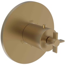 Tolmin Thermostatic Valve Trim Only with Single Cross Handle - Less Rough In