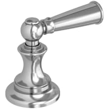 Single Metal Diverter Lever Handle with Escutcheon from the Sutton Collection