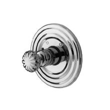 Single Handle Round Thermostatic Valve Trim with Metal Knob from the Alexandria and Anise Collections