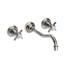 Fairfield 1.20 GPM Wall Mounted Widespread Bathroom Faucet