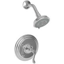Single Handle Pressure Balanced Shower Trim Only with Single Function Shower Head from the Amisa Collection