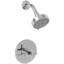 East Square Single Handle Pressure Balanced Shower Trim with Single Function Shower Head