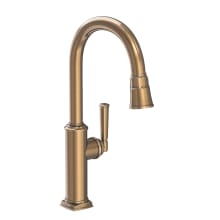 Zemora 1.8 GPM Single Hole Pull Down Kitchen Faucet
