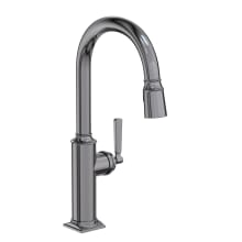Adams 1.8 GPM Single Hole Pull Down Kitchen Faucet