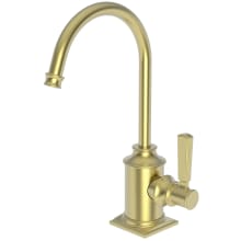 Adams 1.0 GPM Single Hole Single Handle Water Dispenser Faucet with Brass Handles