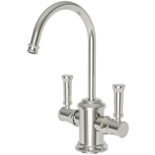 Gavin 1.0 GPM Single Hole Double Handle Water Dispenser Faucet with Brass Handles