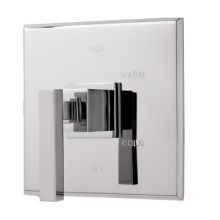 Cube 2 Collection Single Handle Square Pressure Balanced Shower Trim Plate Only with Metal Lever Handle
