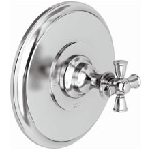 Single Handle Shower Valve Trim with Metal Cross Handle Less Shower Head from the Sutton Collection