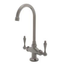 Nadya Double Handle WaterSense Certified Bar Faucet with Metal Lever Handles