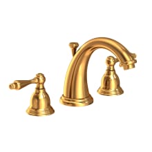 Seaport Double Handle Widespread Lavatory Faucet with Metal Lever Handles