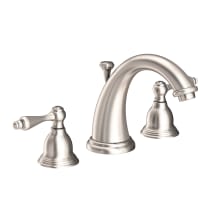 Seaport Double Handle Widespread Lavatory Faucet with Metal Lever Handles