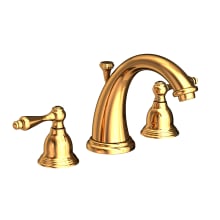 Seaport Double Handle Widespread Lavatory Faucet with Metal Lever Handles