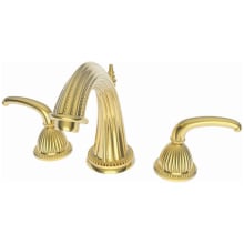 Anise Double Handle Widespread Lavatory Faucet with Metal Lever Handles