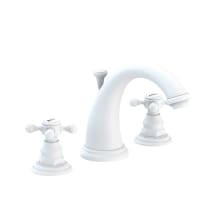 Double Handle Widespread Bathroom Faucet with Metal Cross Handles from the 890 Series