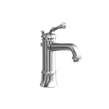 Single Handle Single Hole Bathroom Faucet with Metal Lever Handle from the Astor Collection