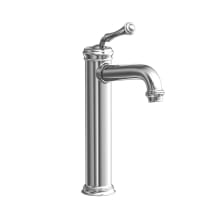 Single Handle Single Hole Bathroom Faucet for Vessel Sinks with Metal Lever Handle from the Astor Collection