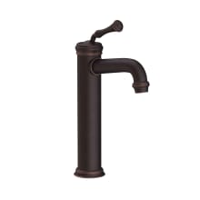 Single Handle Single Hole Bathroom Faucet for Vessel Sinks with Metal Lever Handle from the Astor Collection