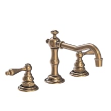 Chesterfield Double Handle Widespread Lavatory Faucet with Metal Lever Handles