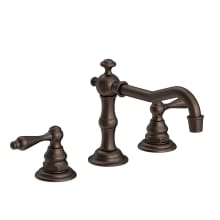 Chesterfield Double Handle Widespread Lavatory Faucet with Metal Lever Handles