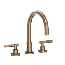 East Linear Double Handle Widespread Kitchen Faucet with Metal Lever Handles