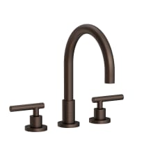 East Linear Double Handle Widespread Kitchen Faucet with Metal Lever Handles