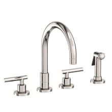 East Linear 1.80 GPM Widespread Kitchen Faucet