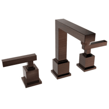 Cube 2 Double Handle Widespread Lavatory Faucet with Metal Lever Handles