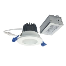 M2 LED Canless Recessed Fixture with 3" Wafer Trims - IC Rated