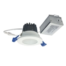 M2 LED Canless Recessed Fixture 2" Reflector Trim - IC Rated and Airtight - 4000K - 600 Lumens