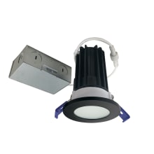 M2 LED Canless Recessed Fixture 2" Shower Trim - IC Rated and Airtight - 3000K - 850 Lumens