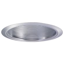 6" Baffle Recessed Trim with Natural Metal Ring