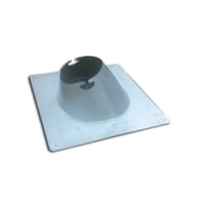 Angled and Flat Adjustable Roof Flashing Vertical Roof Member for 3 Inch or 4 Inch Vent Pipe