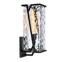 Waterfall 18" Tall Outdoor Wall Sconce