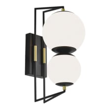 Cosmos 2 Light 18" Tall LED Wall Sconce