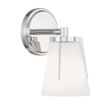 Allure 9" Tall Bathroom Sconce with Matte Opal Glass Shade