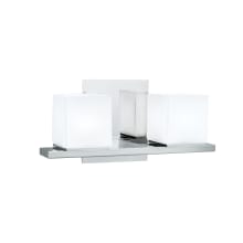 Icereto 2 Light 12" Wide Vanity Light with Matte Opal Glass Shades