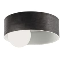 Centric 12" Wide Integrated LED Flush Mount Drum Ceiling Fixture
