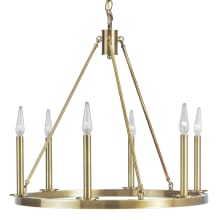 Martin 6 Light 24" Wide Candle Style Chandelier