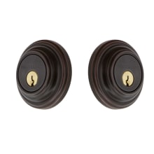 Classic Solid Brass Double Cylinder Deadbolt with 2-3/8" Backset