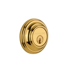 Classic Solid Brass Double Cylinder Deadbolt with 2-3/4" Backset