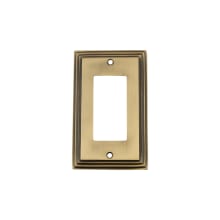 Deco Vintage 1 Gang Single Rocker Light Switch Cover / GFI