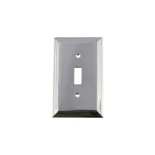 Deco Vintage 1 Gang Single Toggle Light Switch Wall Cover Plate