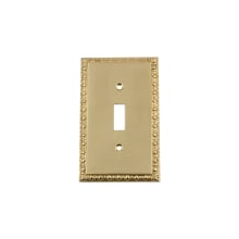 Egg & Dart Vintage 1 Gang Single Toggle Light Switch Wall Cover Plate