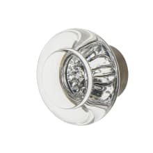 Vintage Round Clear Crystal 1-3/8" Cabinet Knob