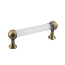 Crystal 3-3/4 Inch Center to Center Handle Cabinet Pull