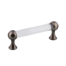 Crystal 3-3/4 Inch Center to Center Handle Cabinet Pull