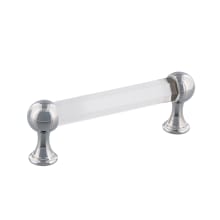 Crystal 3-3/4 Inch Center to Center Handle Cabinet Pull