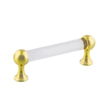 Crystal 3-3/4 Inch Center to Center Handle Cabinet Pull